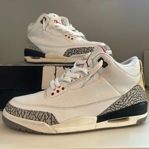 Air Jordan retro 3 white cement 2003